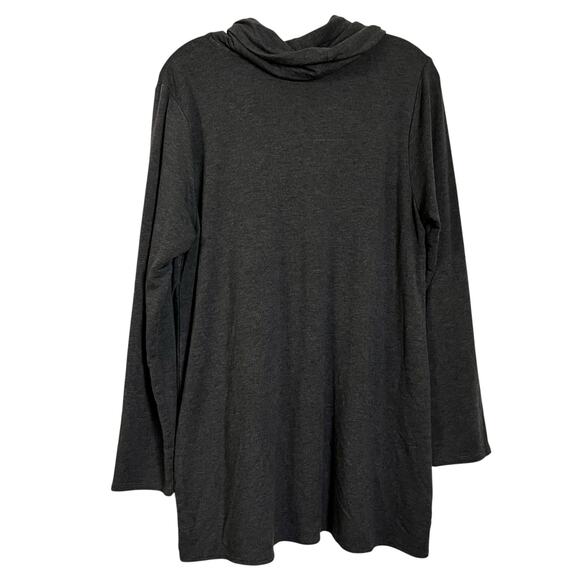 Pure Jill J. Jill Long Sleeve Cowl Neck Tunic Pockets Tunic Lagenlook Med (3010) - Picture 7 of 7